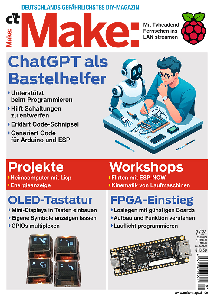 Make-Magazin: Knstliche Intelligenz als Maker-Kollege | heise group